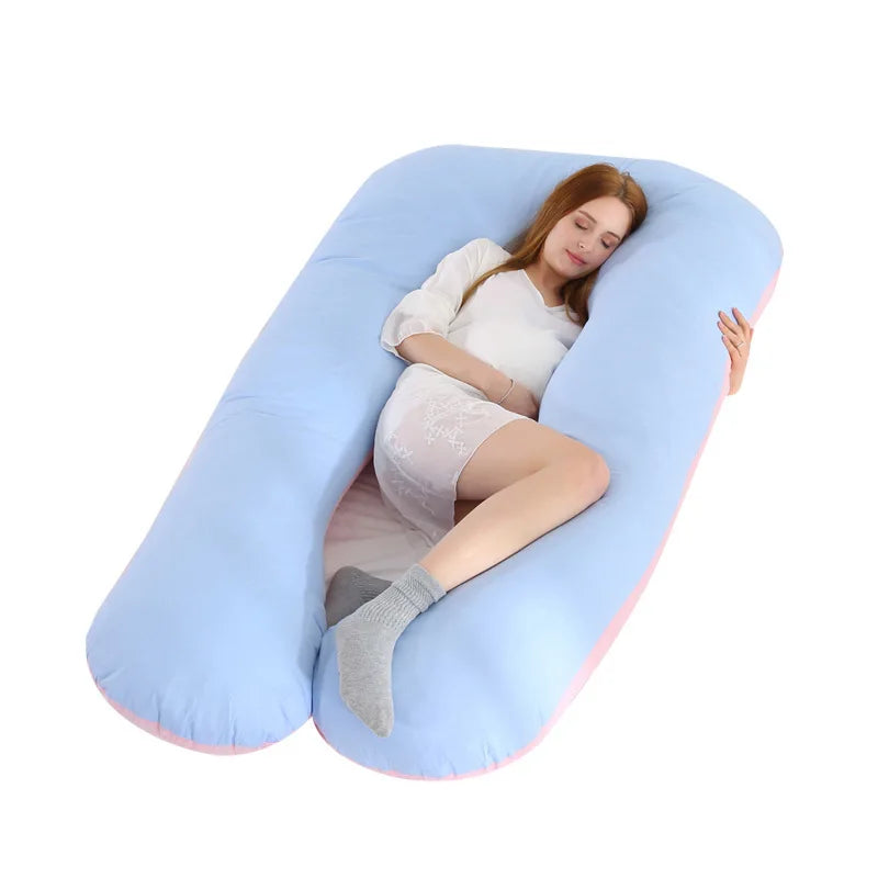 Full Body Maternity Pillow U-Shaped Pregnancy Pillow for Neck, Arm, Abdomen and Leg Support