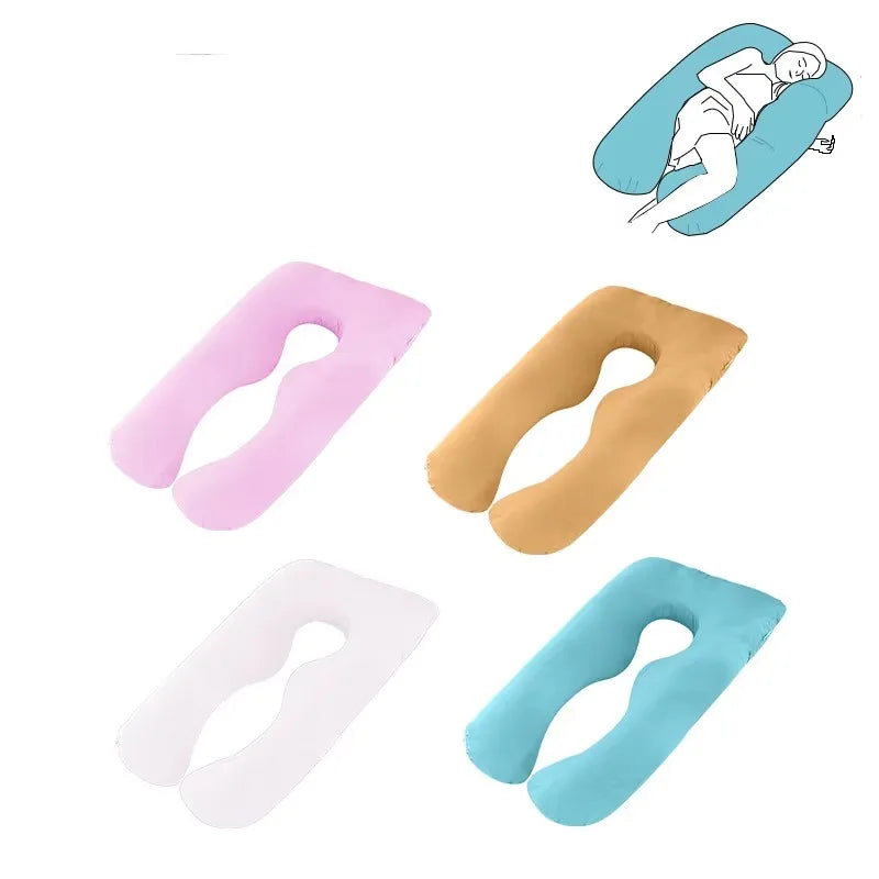 Full Body Maternity Pillow U-Shaped Pregnancy Pillow for Neck, Arm, Abdomen and Leg Support