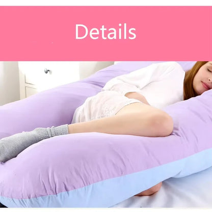 Full Body Maternity Pillow U-Shaped Pregnancy Pillow for Neck, Arm, Abdomen and Leg Support