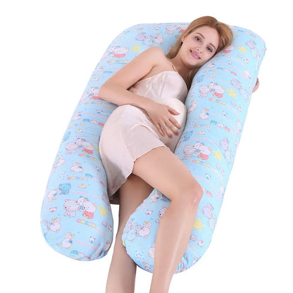 Full Body Maternity Pillow U-Shaped Pregnancy Pillow for Neck, Arm, Abdomen and Leg Support