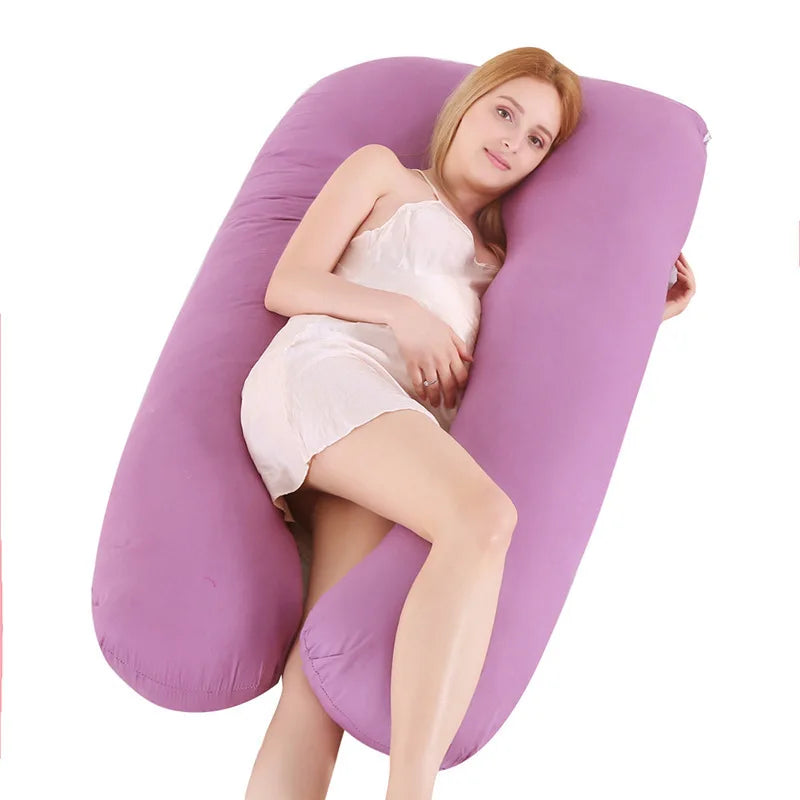 Full Body Maternity Pillow U-Shaped Pregnancy Pillow for Neck, Arm, Abdomen and Leg Support